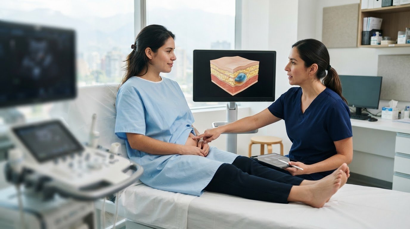 Tratamiento para seroma encapsulado post abdominoplastia y sus opciones